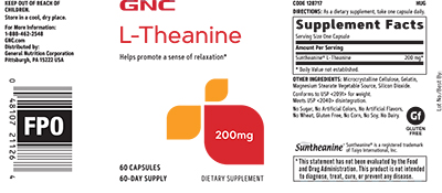 GNC L-Theanine 200mg