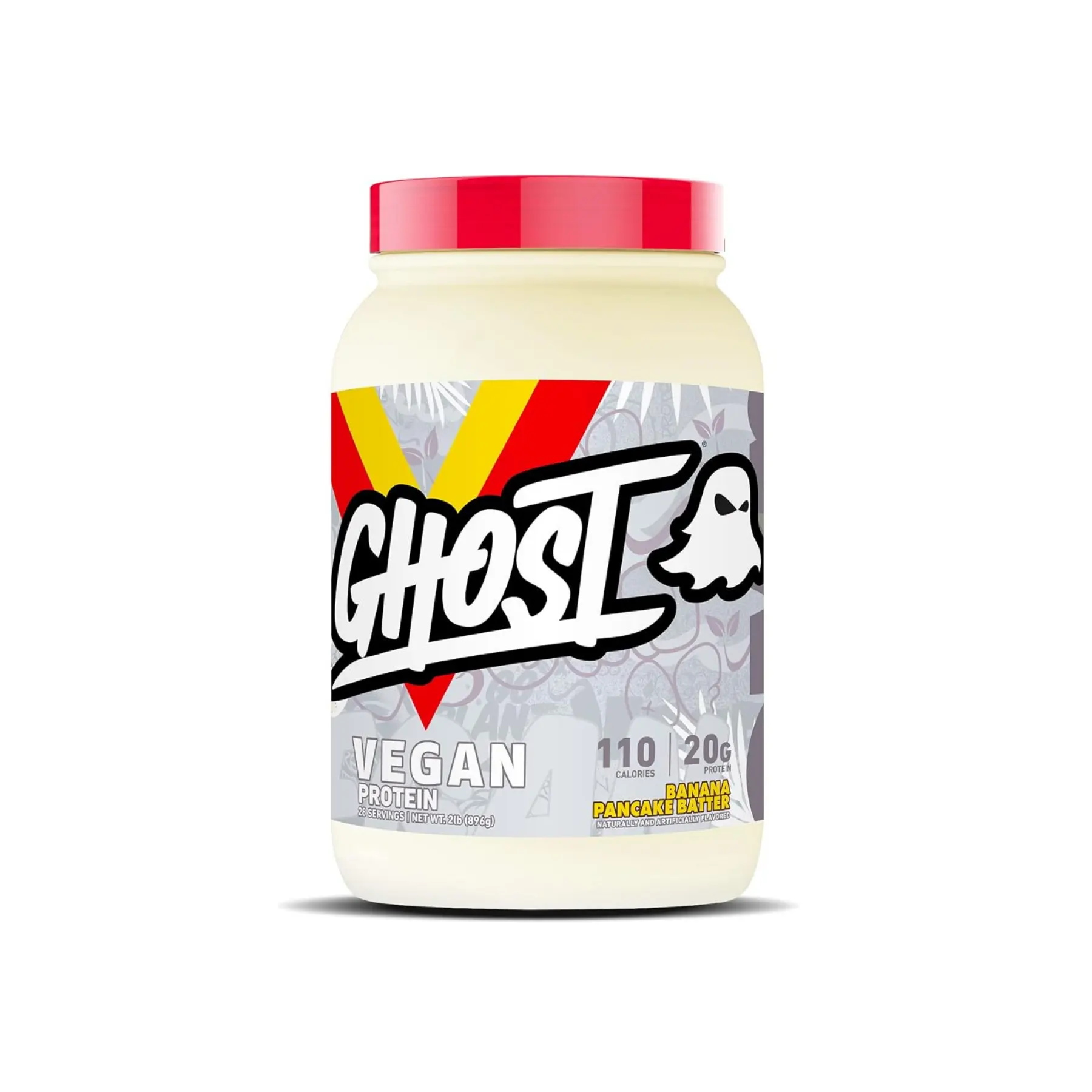 Ghost Vegan protein Banana PancakeBatter1 مکمل پروتئین وگان گوست | Ghost Vegan Protein - 1