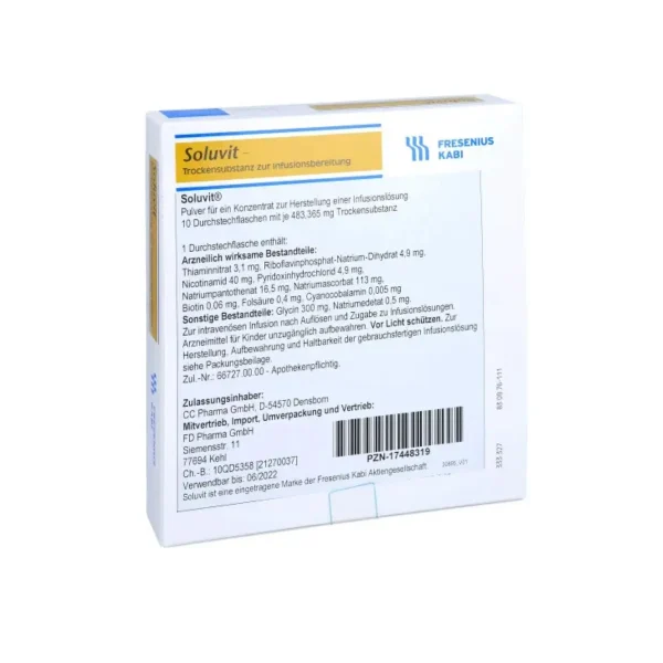 آمپول سولوویت-ان فرزنیوس کابی | Soluvit N