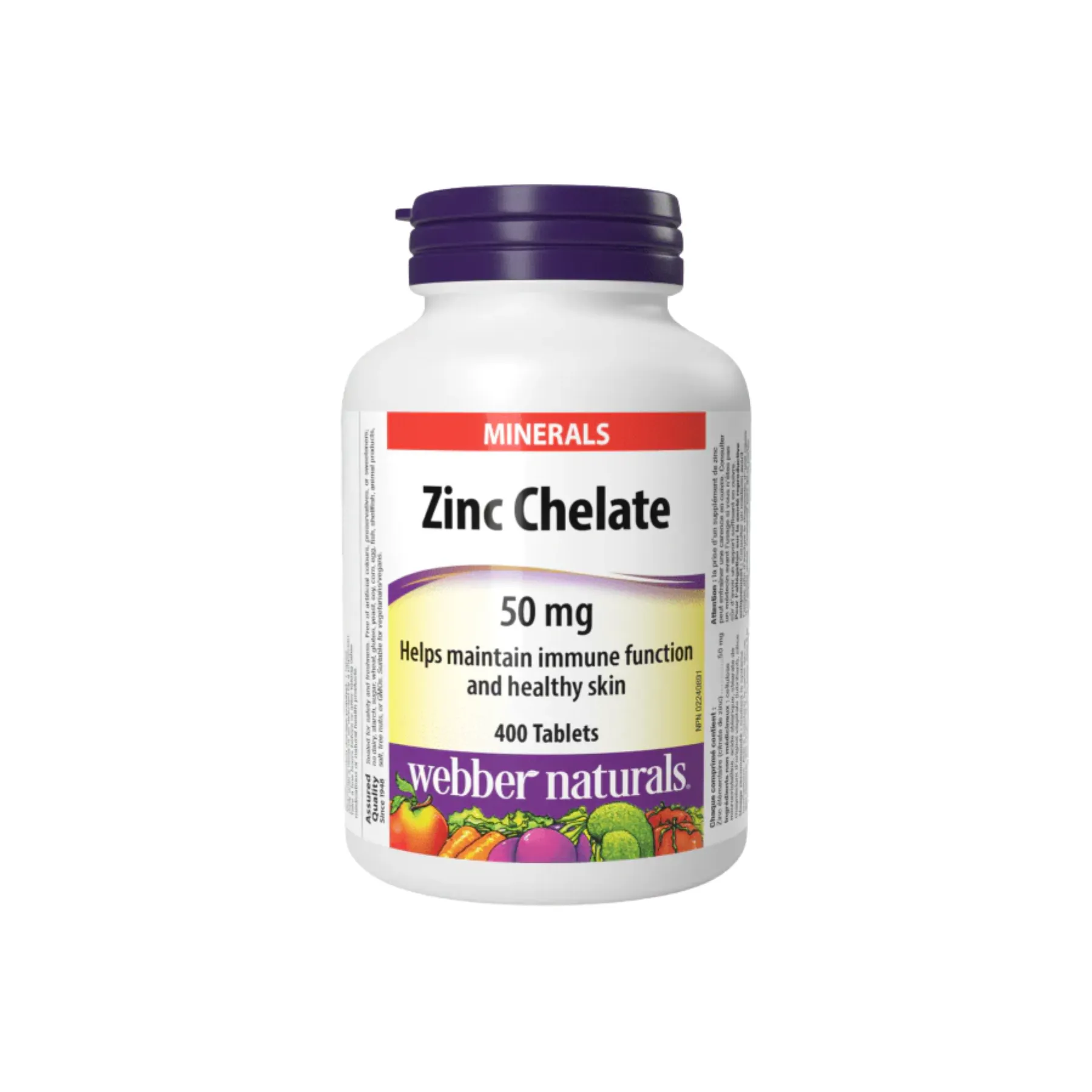 webbernaturals Zinc Chelate 50 mg